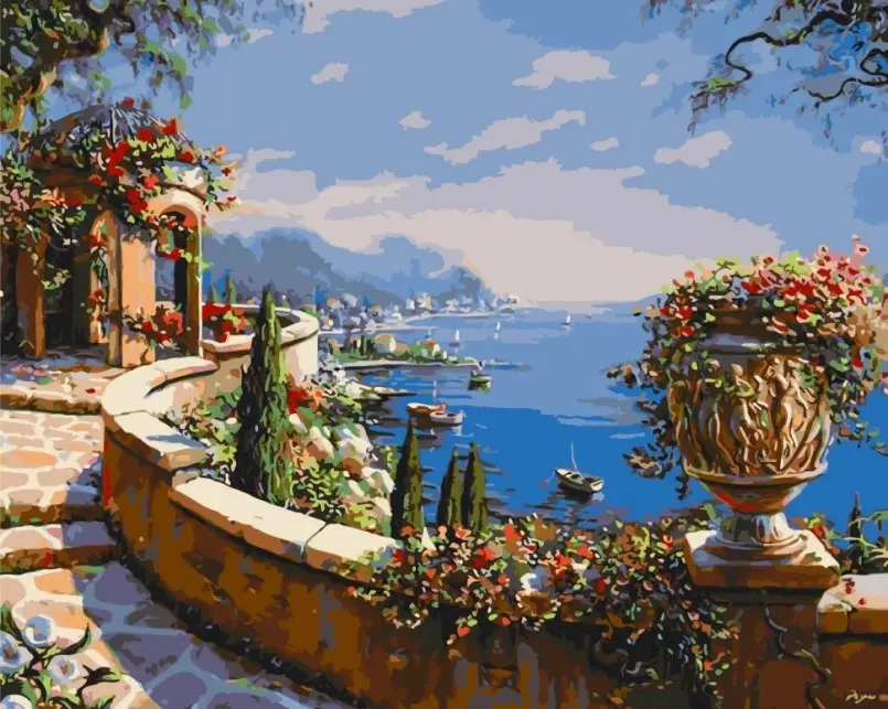 Картина по номерам ART CRAFT Яркий пейзаж 40x50 см (ACR-B-10612-AC)