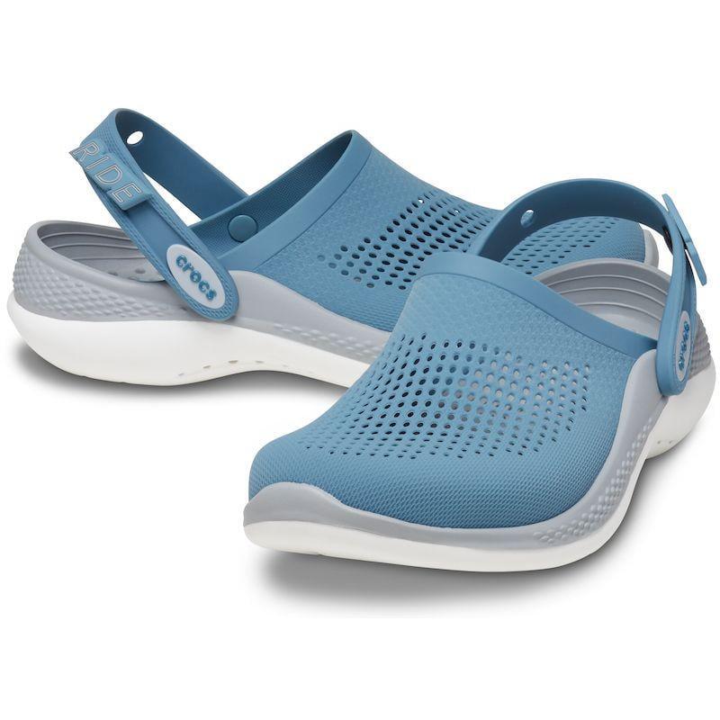 Сабо Crocs LiteRide 360 Clog M11 р. 44 28,5 см Blue Steel/Microchip (206708)