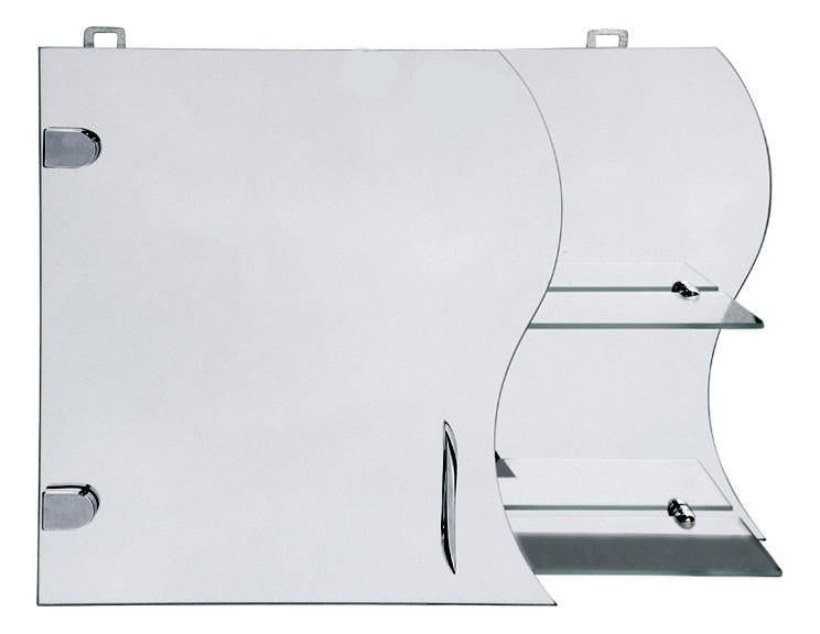 Зеркальный шкаф Seria A № А17-45 с волнообразным фасадом