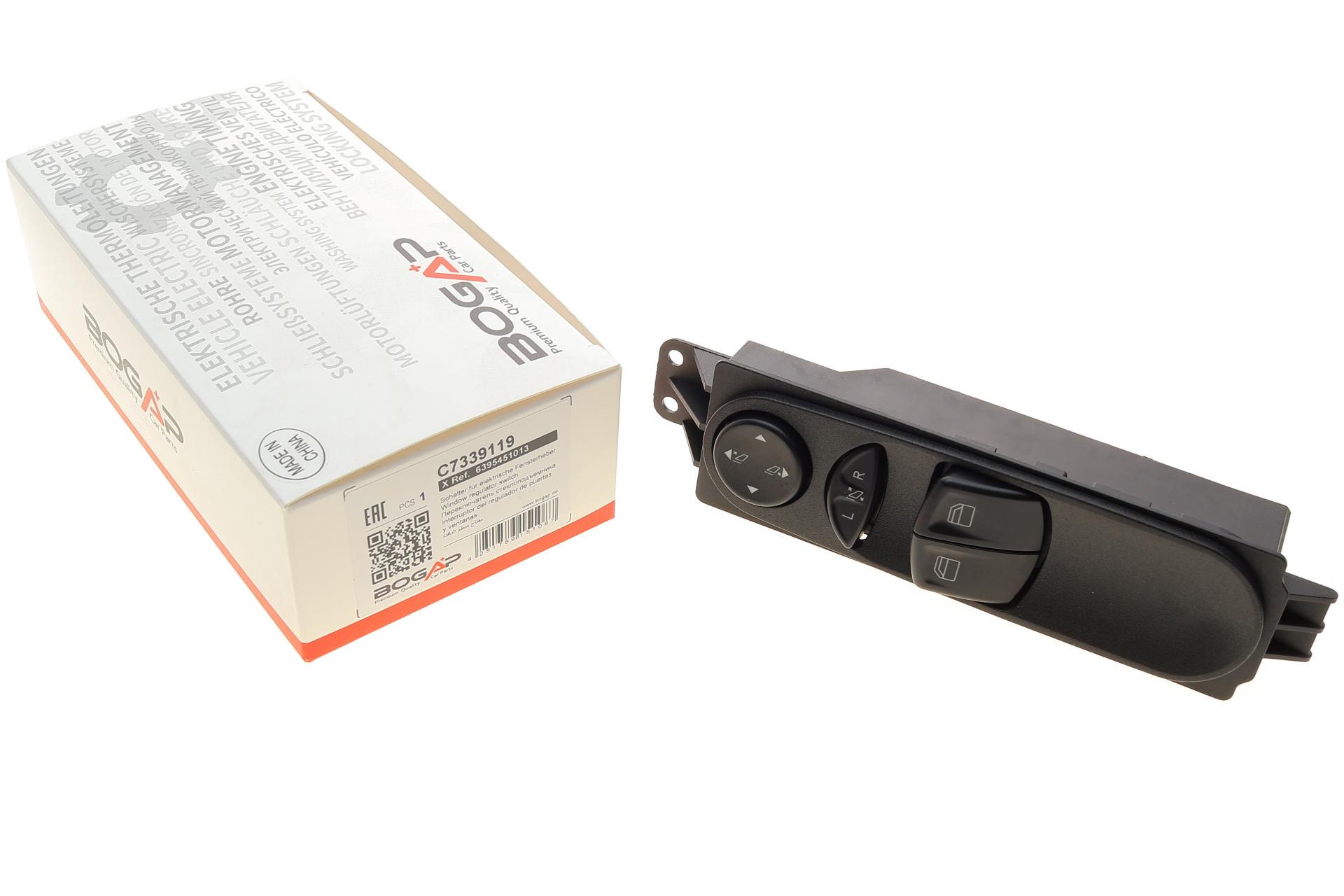 Кнопка стеклоподъемника BOGAP L Mercedes Vito W639 03- блок (C7339119)
