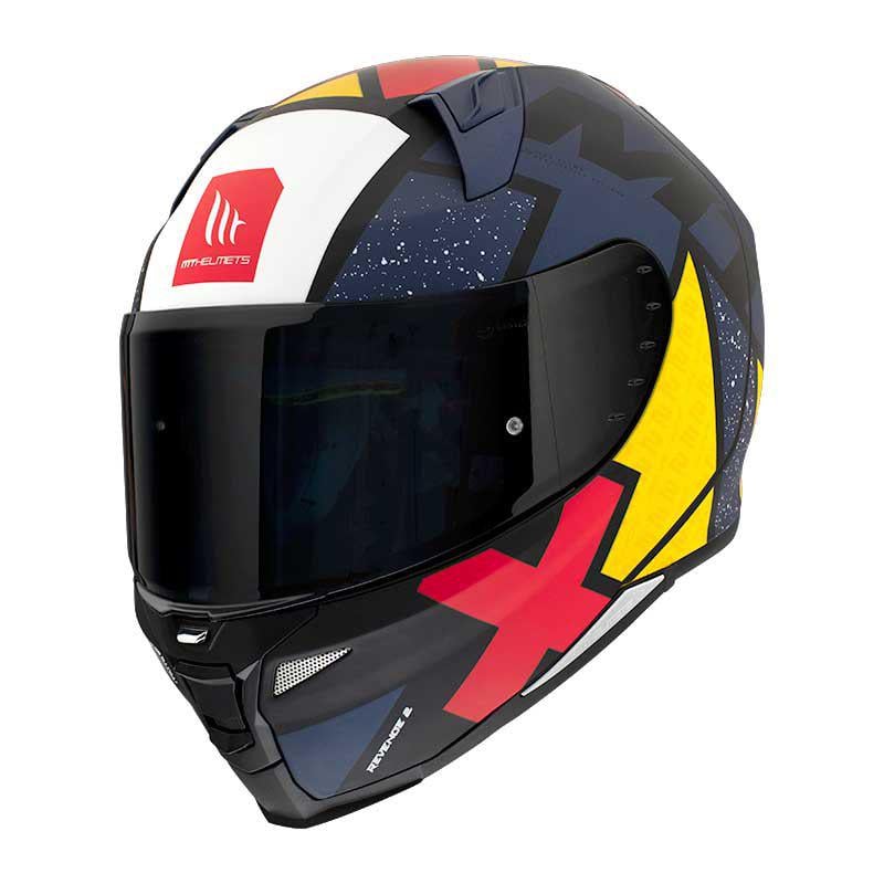 Мотошлем MT HELMETS Revenge 2 Light B7 XL Matt Blue (27965) Мотошлем MT HELMETS Revenge 2 Light B7 XL Matt Blue (27965)