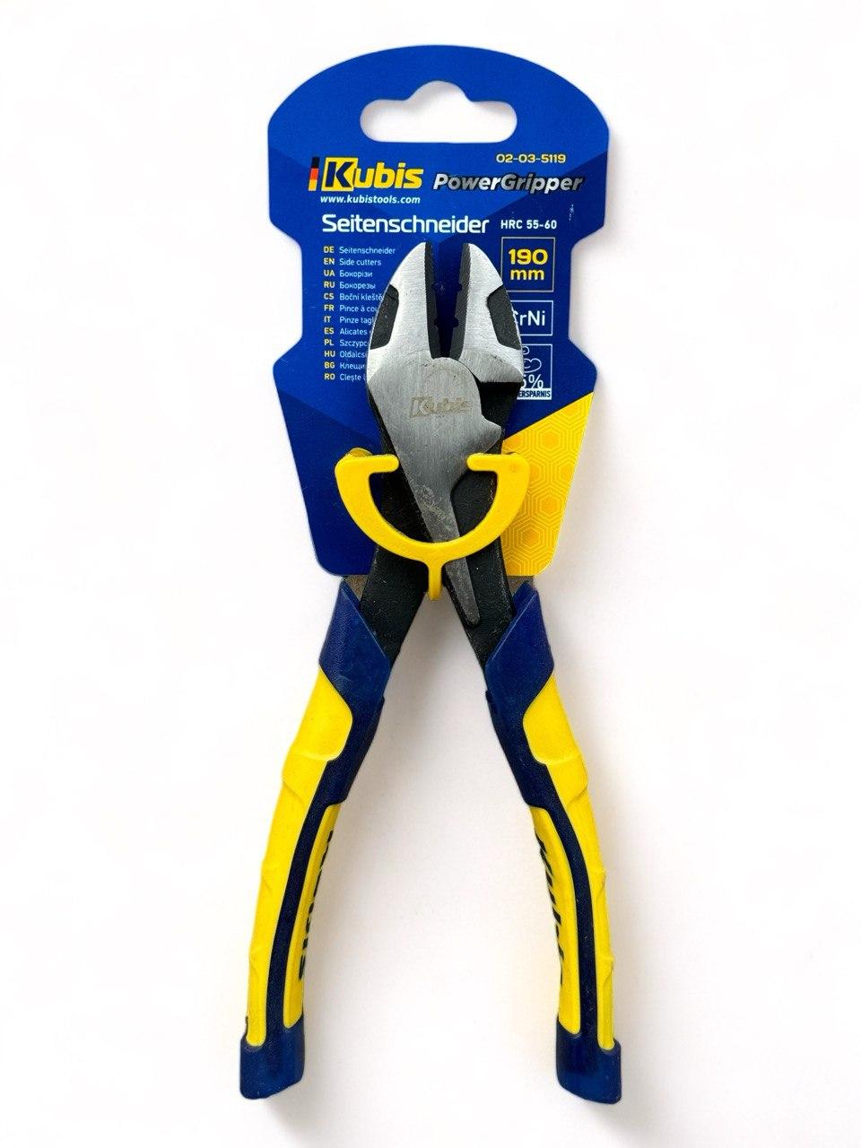 Бокорезы Kubis Gripper C55 HRC 55-60 190 мм (02-03-5119) Бокорезы Kubis Gripper C55 HRC 55-60 190 мм (02-03-5119)