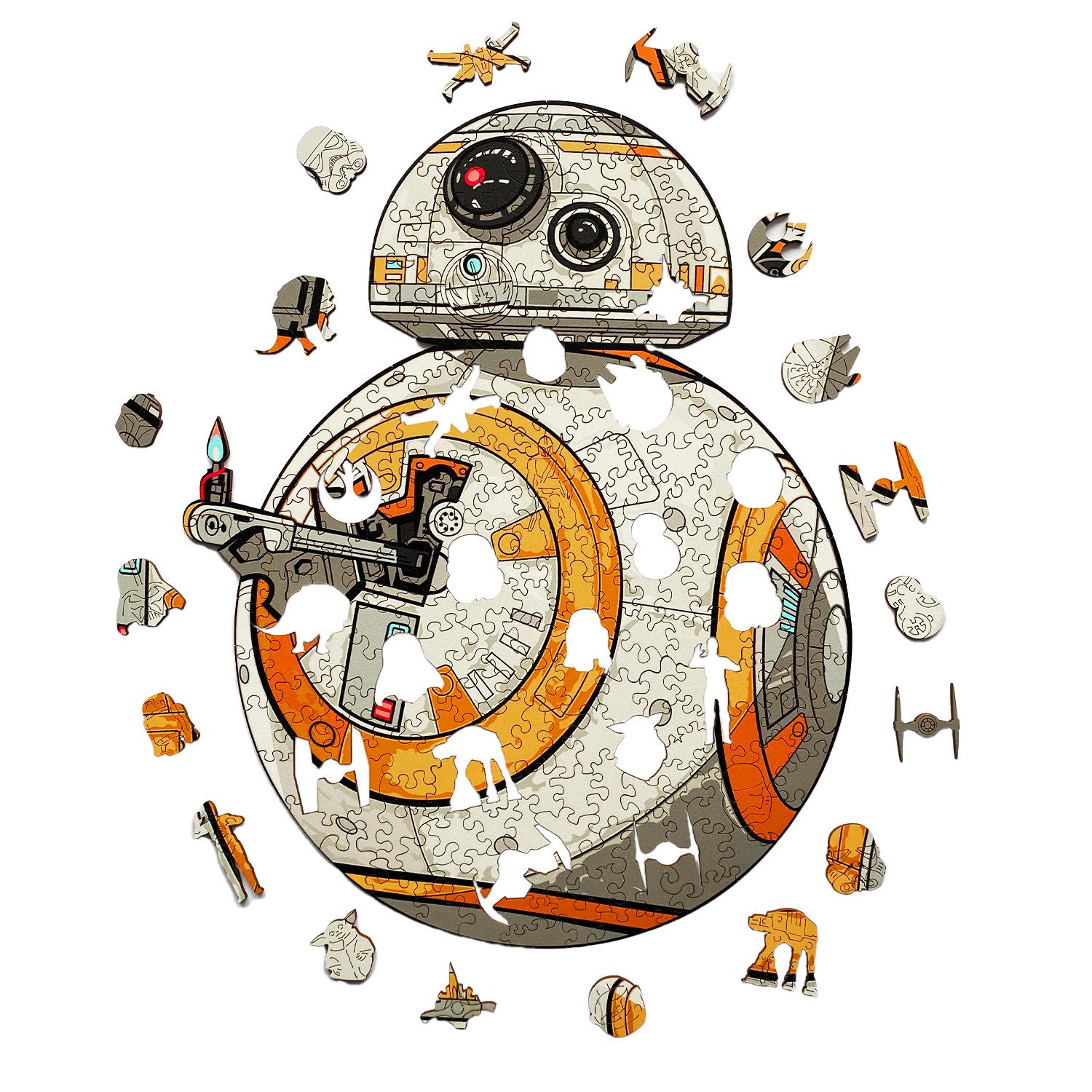 Пазл фигурный деревянный BB-8 XL (WSUA0087) - фото 7