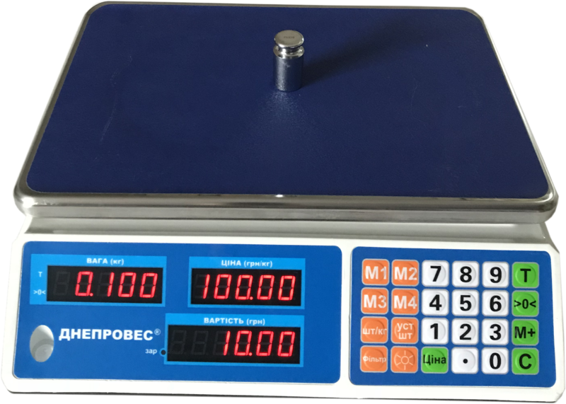 Весы торговые Днепровес ВТД Л2
