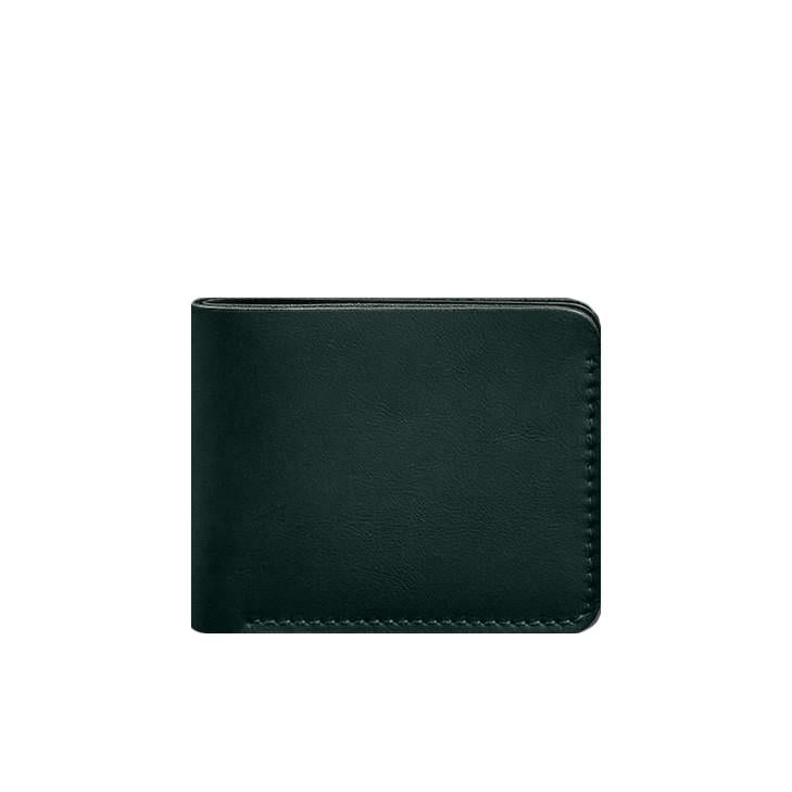 Портмоне шкіряне BlankNote 4.4 з затискачем краст Зелений (A-028064)