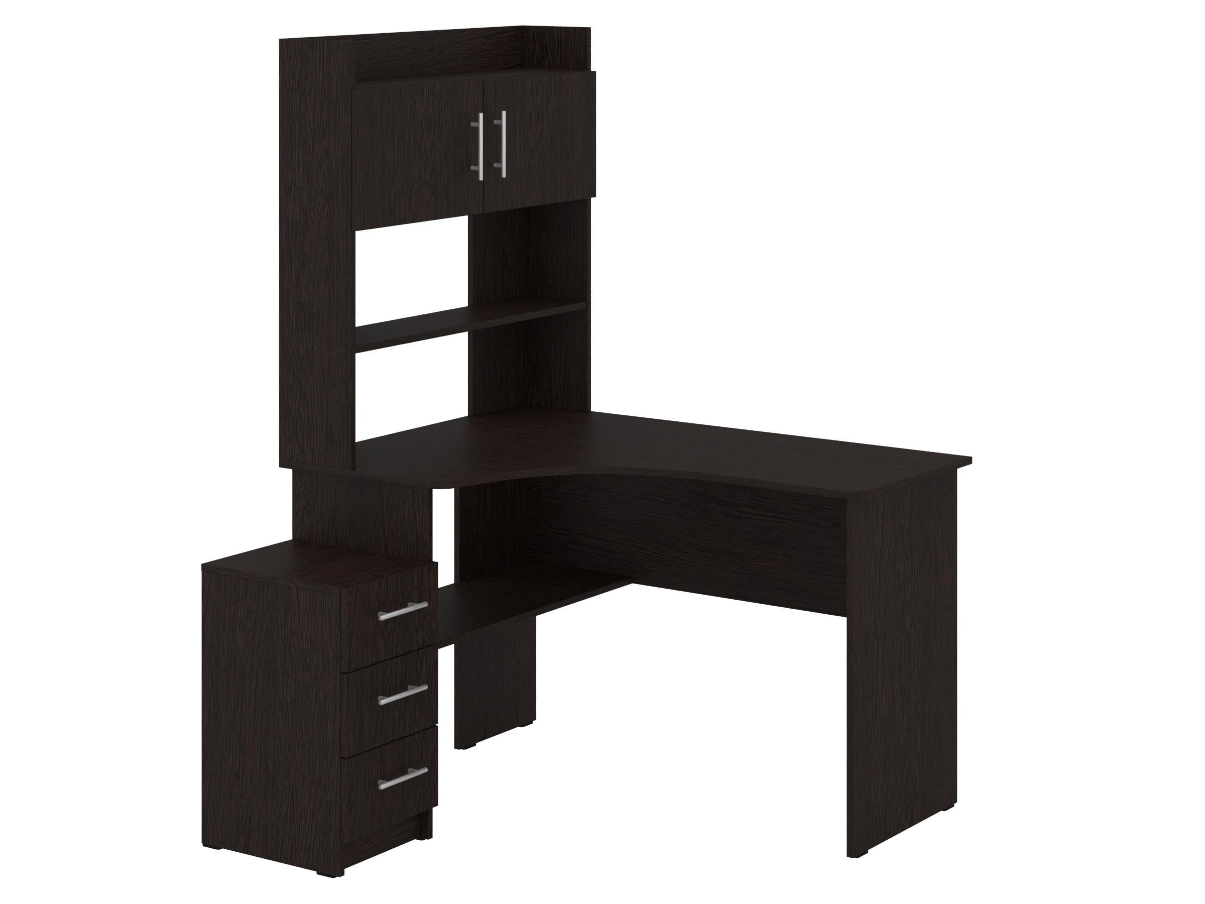 Письменный стол PEHOTIN Форвард 120х114,5х75/165 см Венге (PN-101661) Письменный стол PEHOTIN Форвард 120х114,5х75/165 см Венге (PN-101661)
