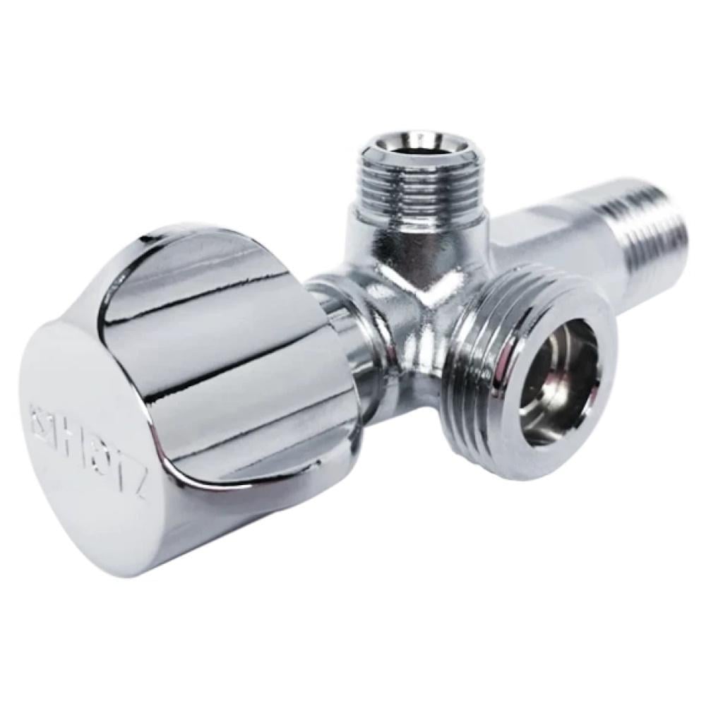 Кран для водопостачання двоходовий Herz 1/2"x3/8" UH13111 (AKD54280)