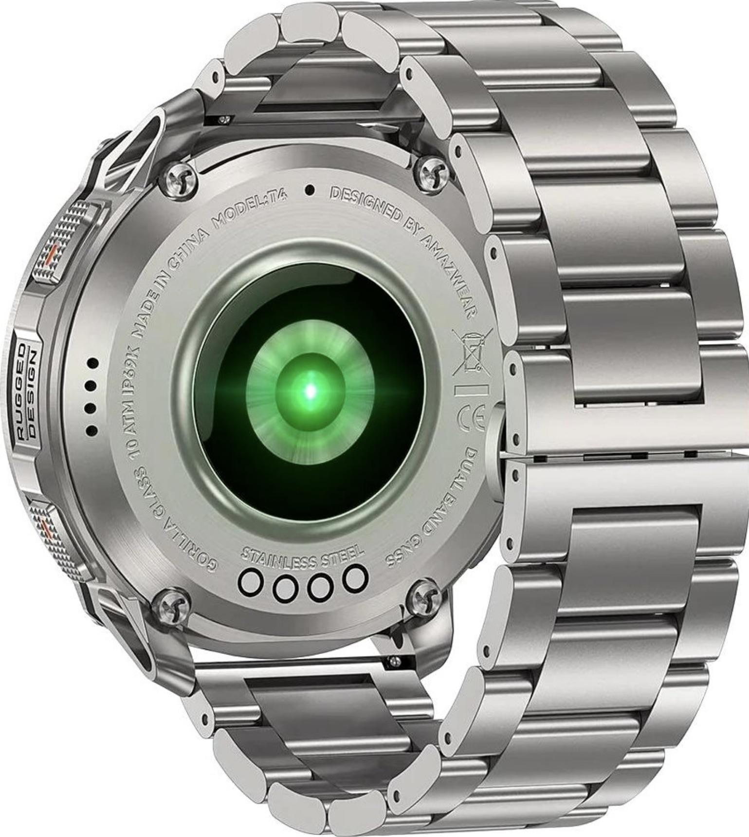 Смарт-годинник Kospet Tank T4 Special Edition Silver — фото 2