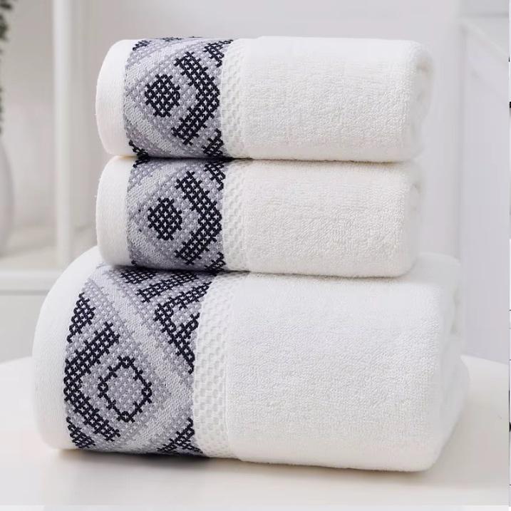 Набор полотенец Vishivanka Premium 3в1 Белый (NR3in1BathWhiteVishivanka)