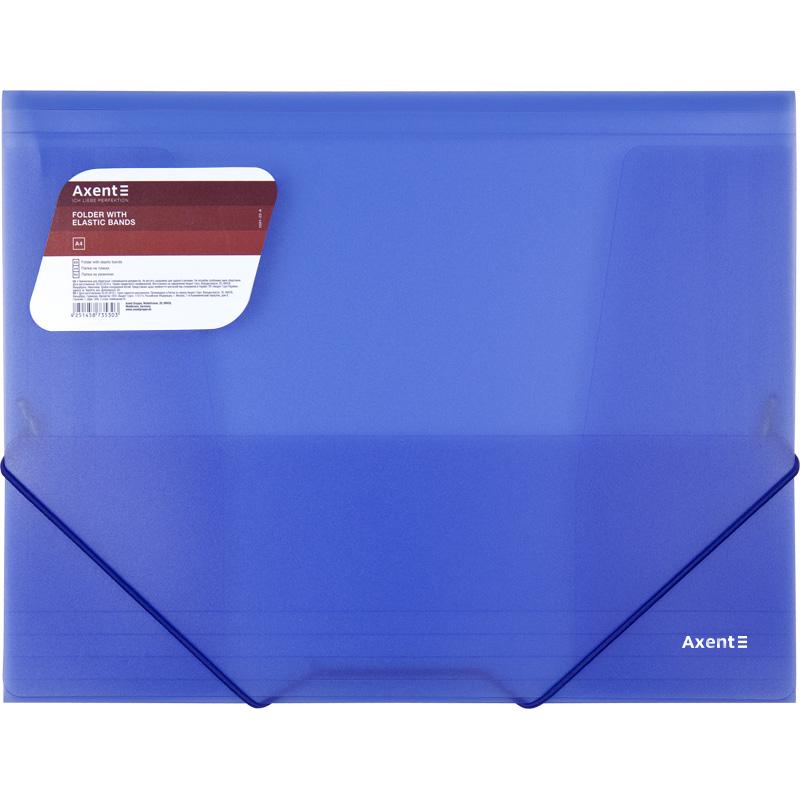 Папка Axent на резинках А4 полипропилен Синий (1501-22-a)
