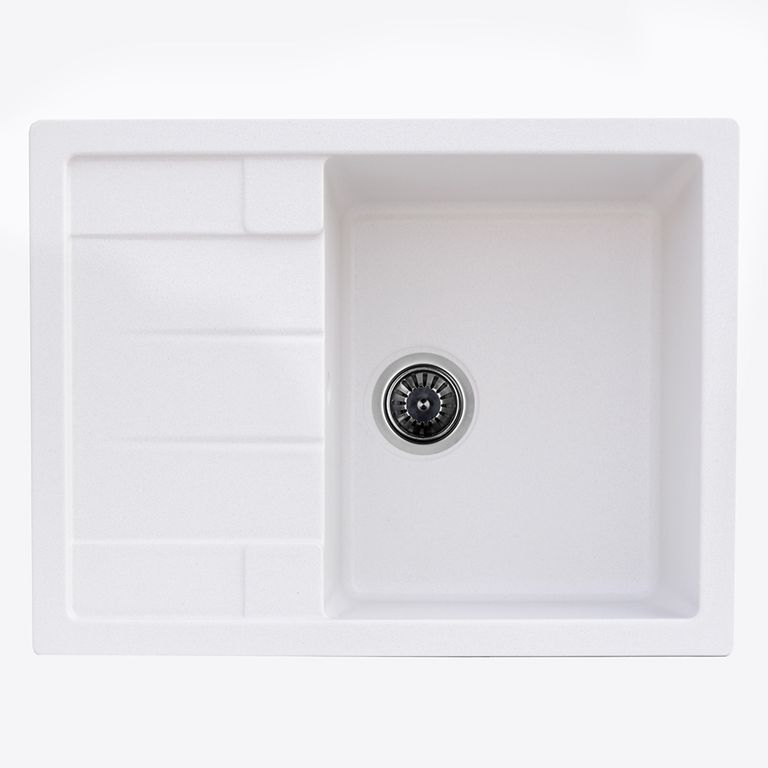 Мойка кухонная Platinum Lotos 6550S Белый (353267)