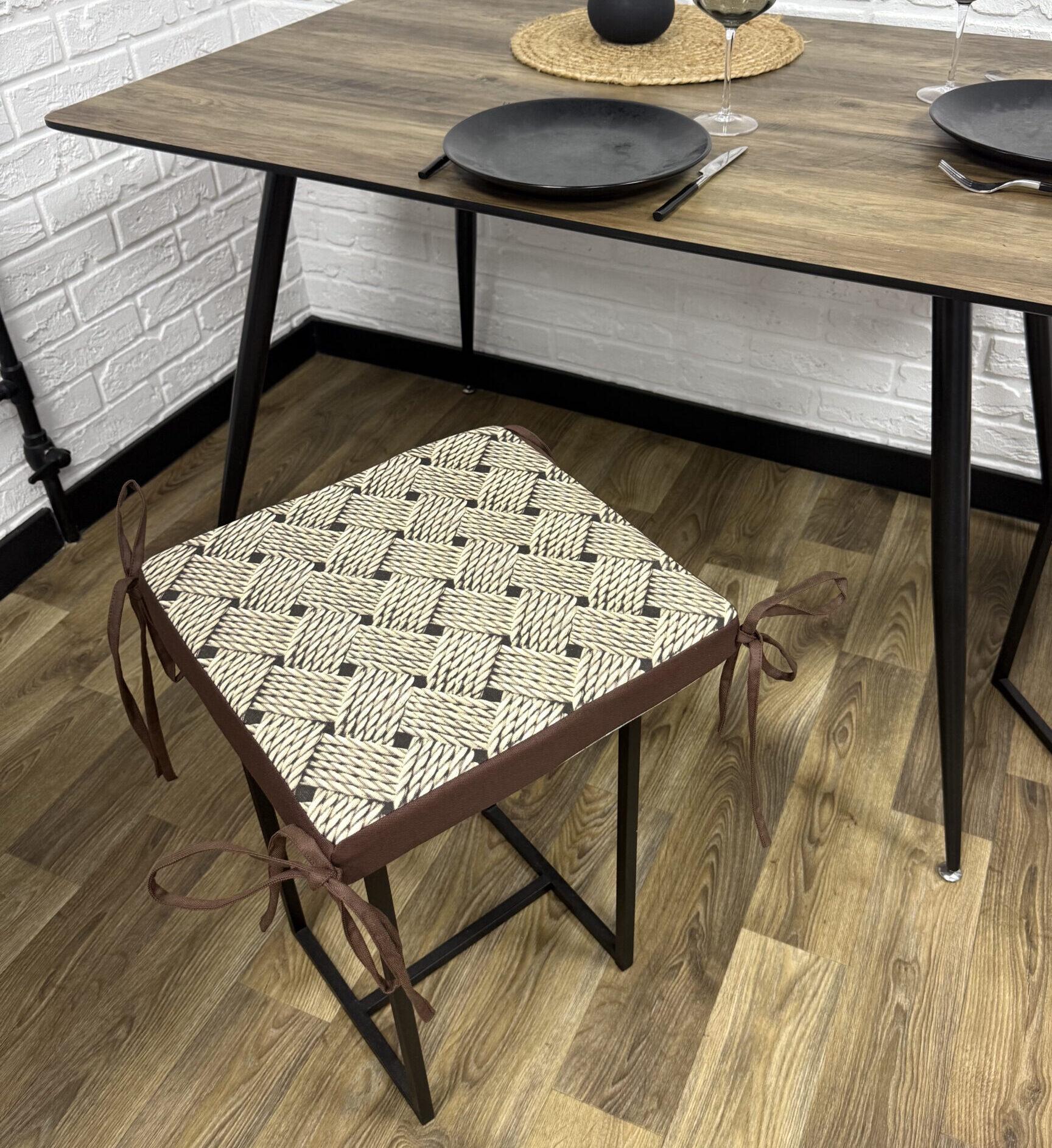 Сидение Comfort HOME Rope Панама на стул 40х40х5 см