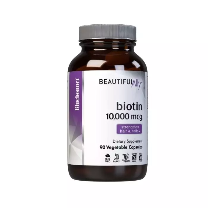 Биотин Bluebonnet Nutrition Beautiful Ally 10 000 мкг 90 вегетарианских капсул (BLB1504)