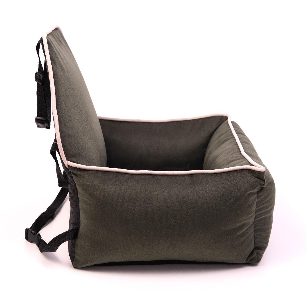 Автокресло для животных Darling 60х50 см Темный-хаки/Белый (216050002) - фото 2