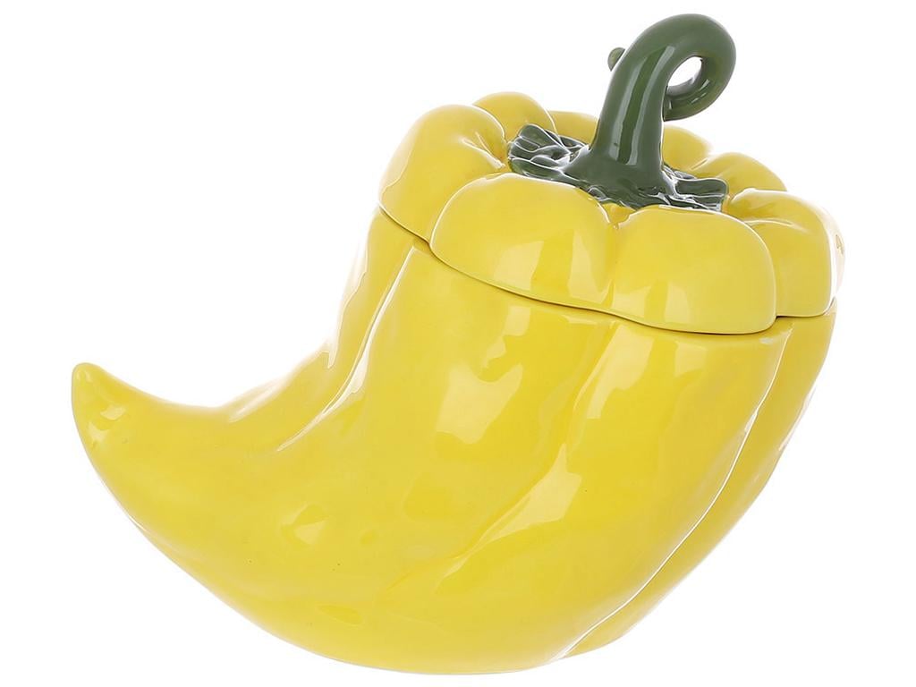 Банка керамическая Pepper 1 л Желтый (BDI-928-092) Банка керамическая Pepper 1 л Желтый (BDI-928-092)