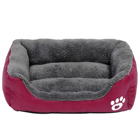 Лежанка-пуф для котів та собак S 40х25 см Червоний (3-18-540669632012/33)