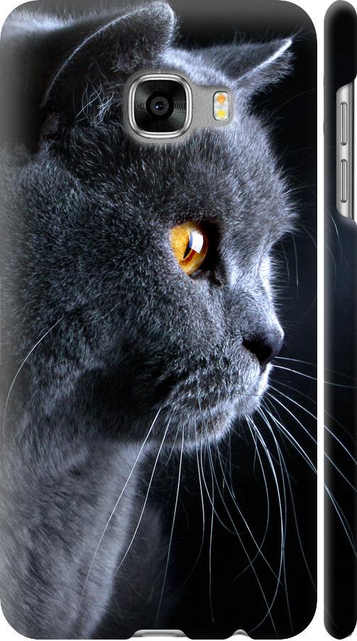Чехол на Samsung Galaxy C5 C5000 Красивый кот (3038c-301-42517)