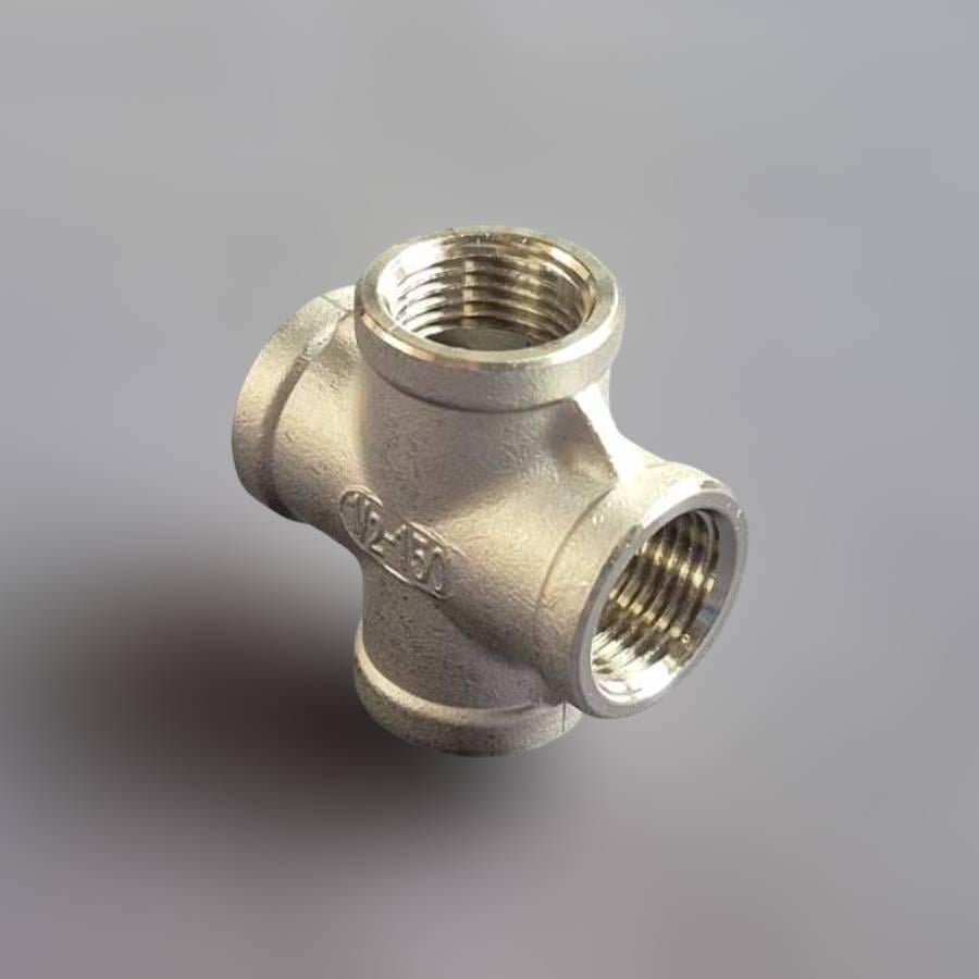 Крестовина DN15 ВР BSPP равнопроходная н/ж сталь AISI304 Class 150 1/2" (29203281) - фото 5 Крестовина DN15 ВР BSPP равнопроходная н/ж сталь AISI304 Class 150 1/2" (29203281) - фото 5