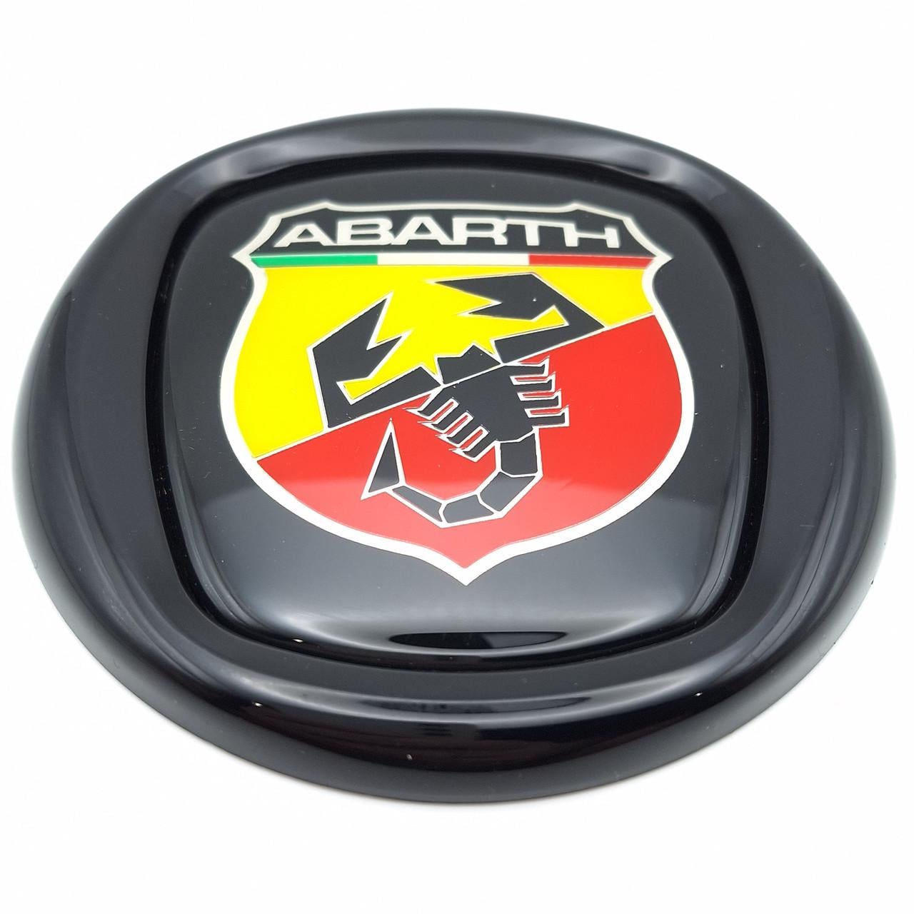 Эмблема Fiat Abarth 100 мм Черный глянцевый (830096T)