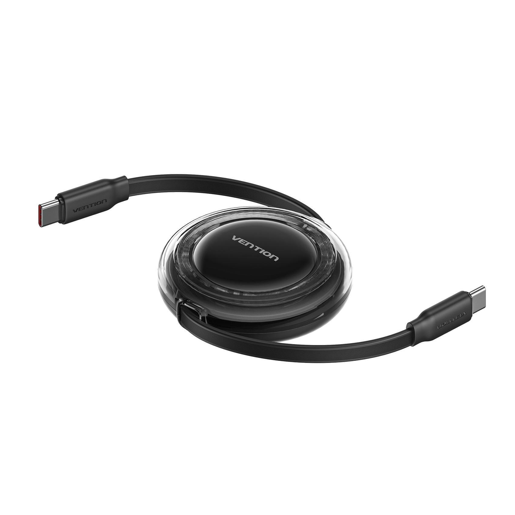 Кабель выдвижной Vention USB-C USB-C 100 Вт 1 м Черный (TRXBF) Кабель выдвижной Vention USB-C USB-C 100 Вт 1 м Черный (TRXBF)