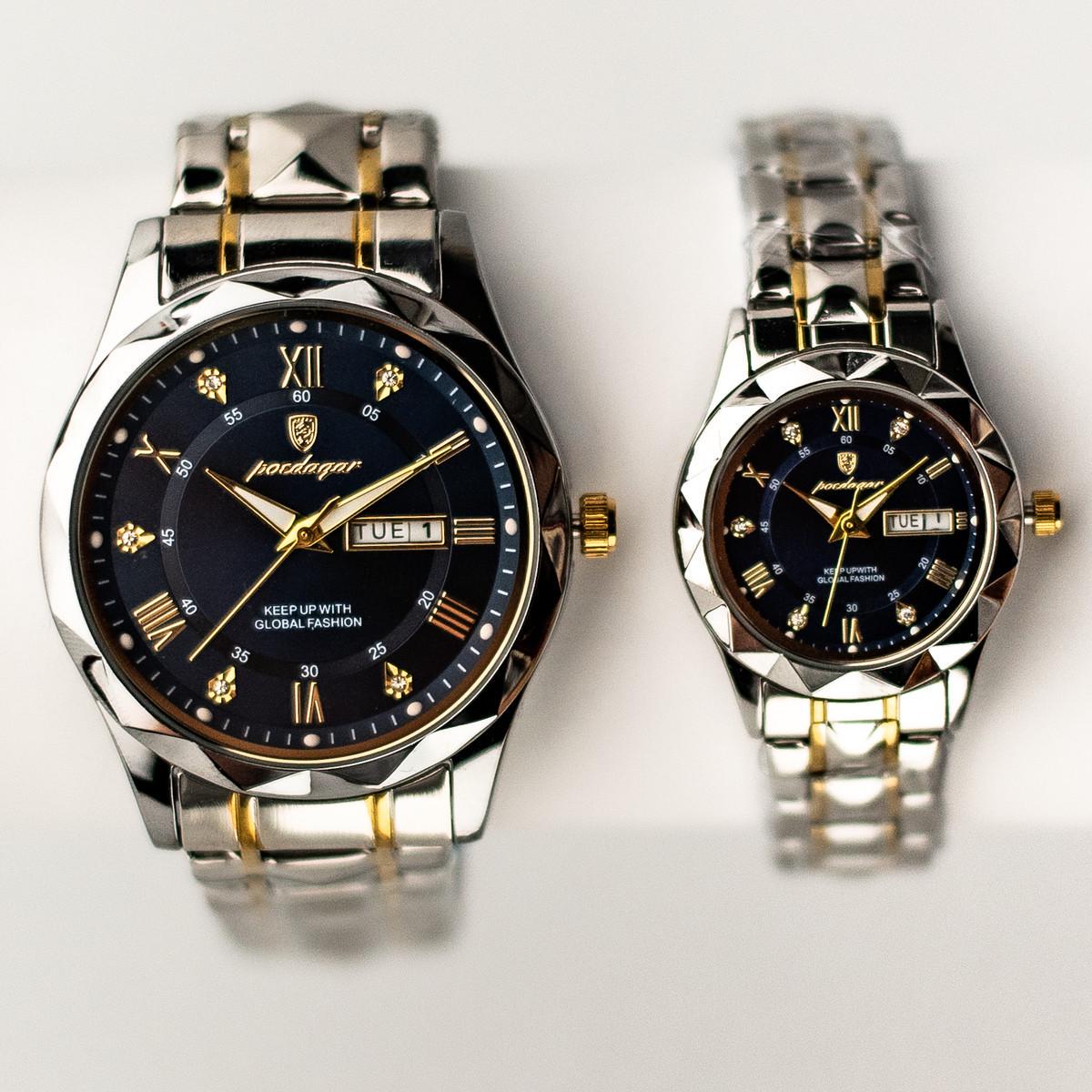 Комплект наручних годинників Poedagar Stava Couple 2 шт. (2448490368)