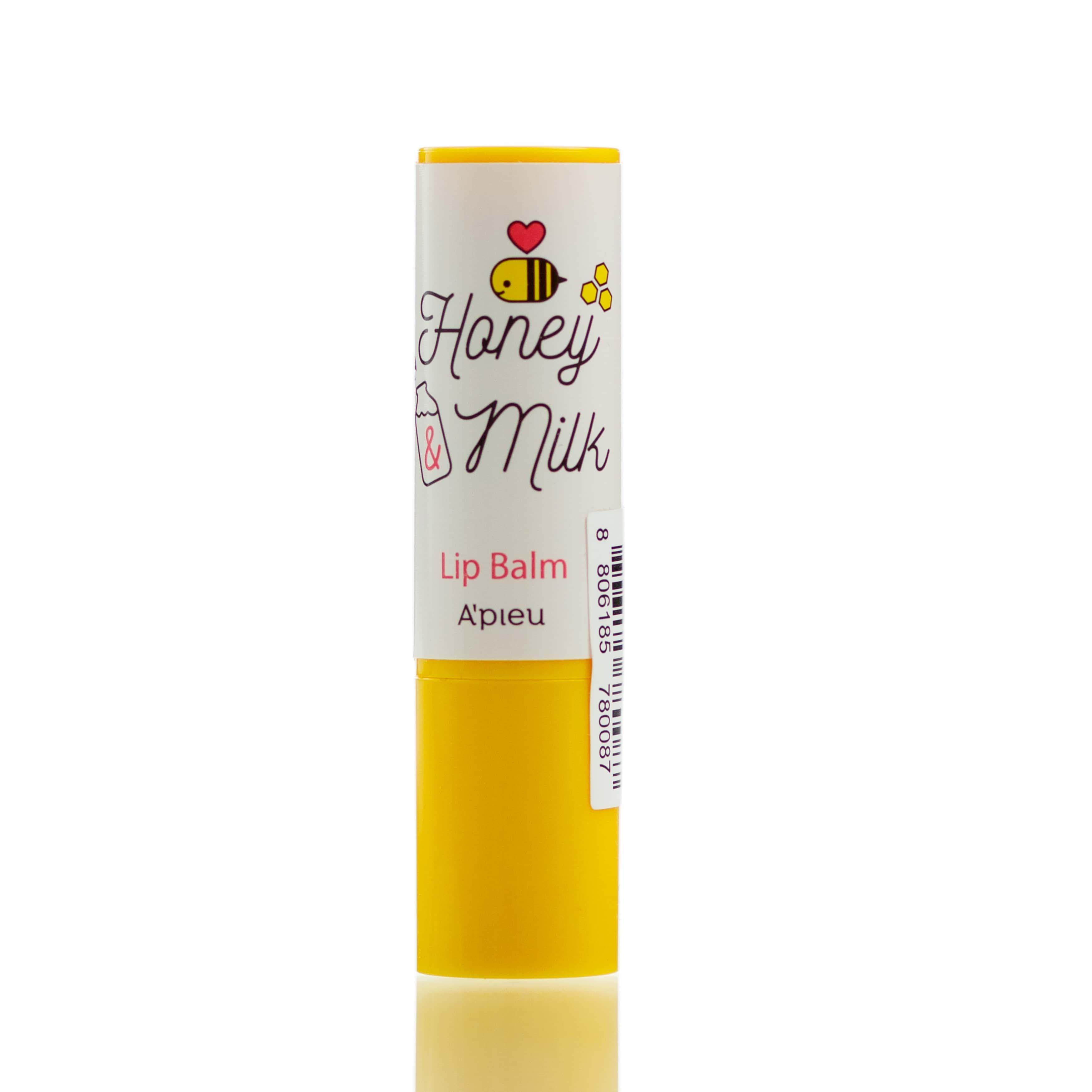 Бальзам для губ медово-молочний поживний A'pieu Honey & Milk Lip Balm 3,3 г