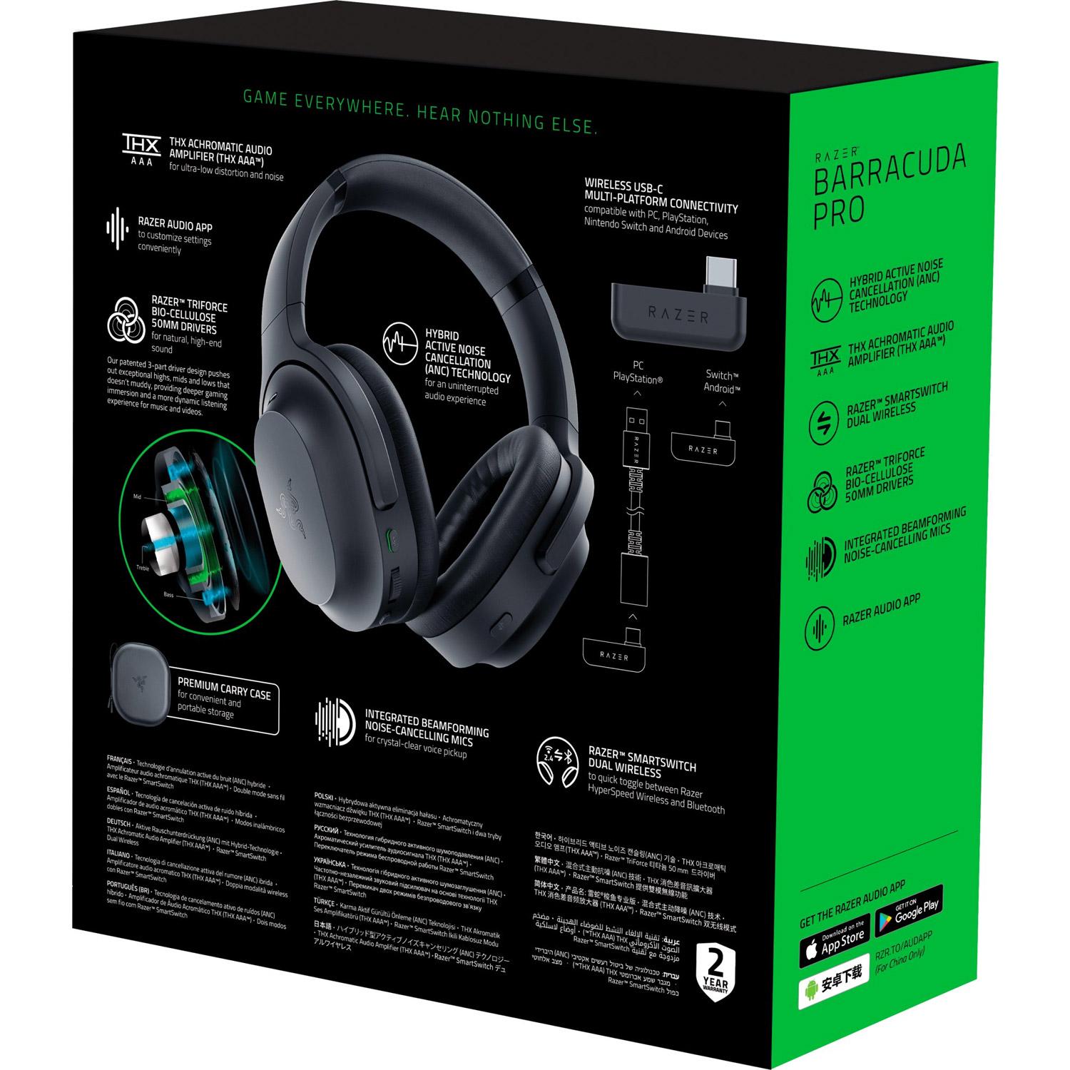 Наушники игровые Razer Barracuda Pro (RZ04-03780100-R3M1) - фото 12