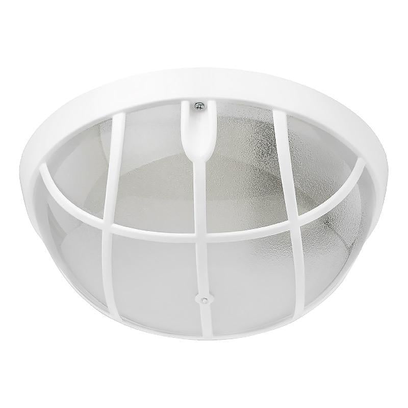 Светильник настенно-потолочный пластиковый Horoz Electric Aqua Opak 1х60 Белый