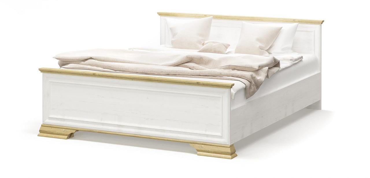 Ліжко Мебель-Сервіс Ірис з ламелями 160х200 см Андерсон пайн/Дуб золотий (27000257)