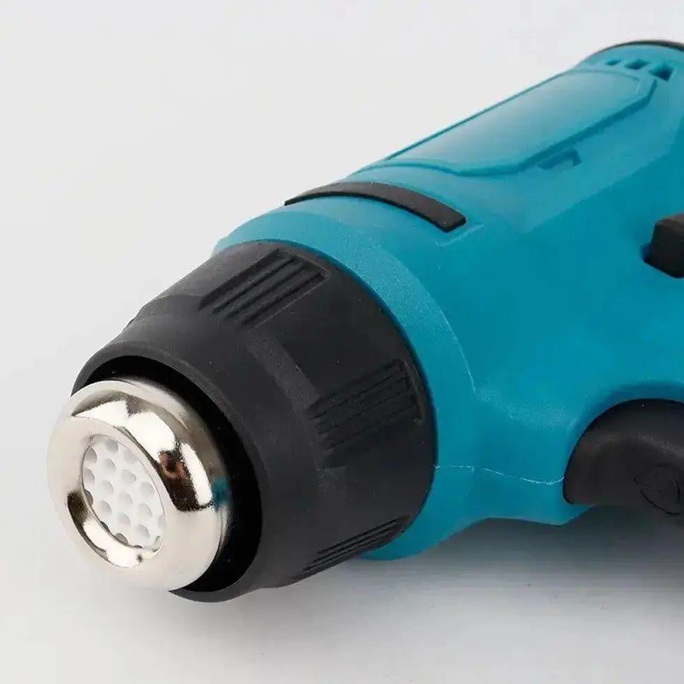 Будівельний фен 3 насадки 2 АКБ 5 Ач 1200 Вт (opt-104153) - фото 7 Будівельний фен 3 насадки 2 АКБ 5 Ач 1200 Вт (opt-104153) - фото 7