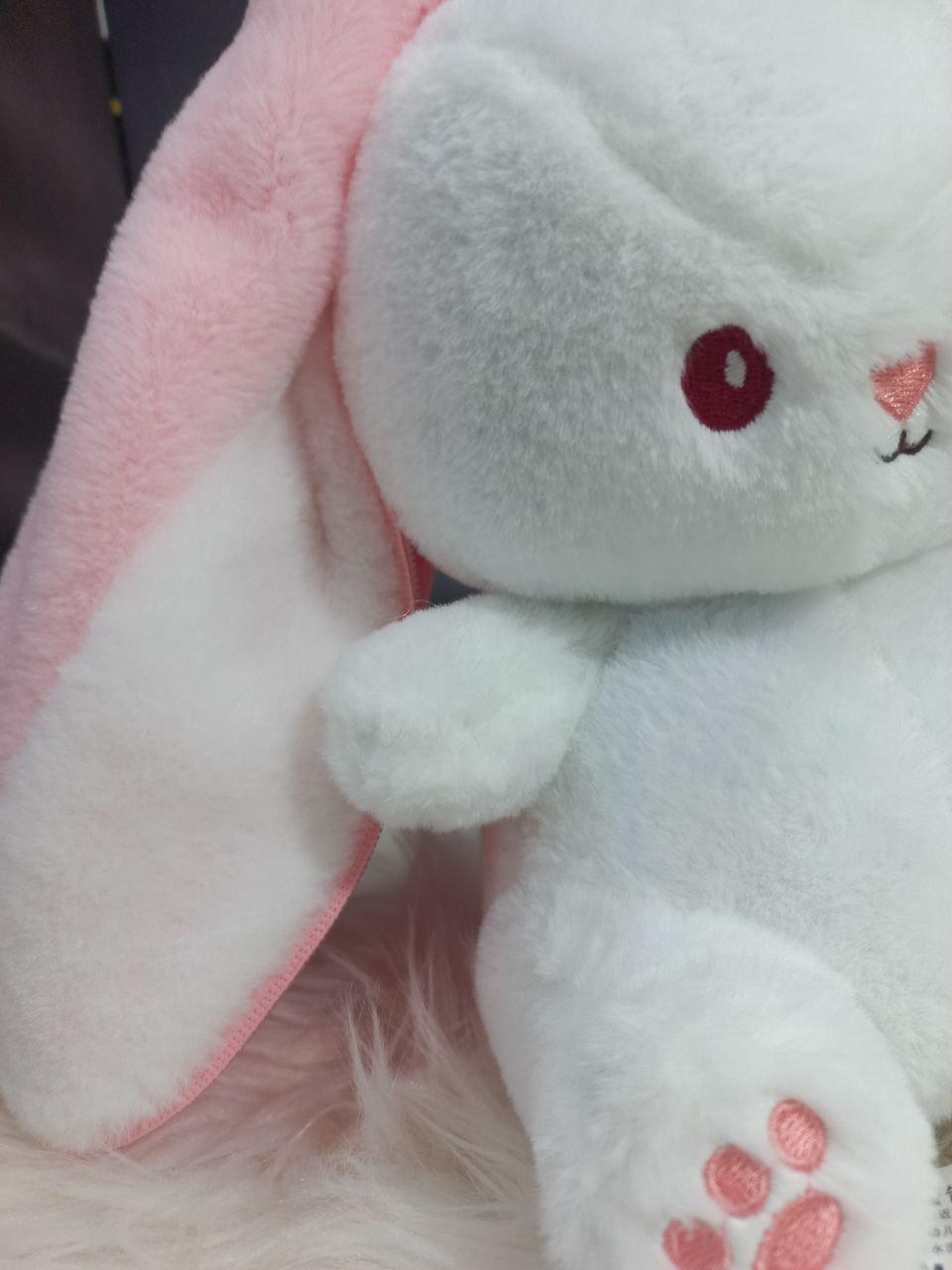 М'яка іграшка Кролик Полуничка 2в1 з застібкою 30 см (9075/30) - фото 8 М'яка іграшка Кролик Полуничка 2в1 з застібкою 30 см (9075/30) - фото 8