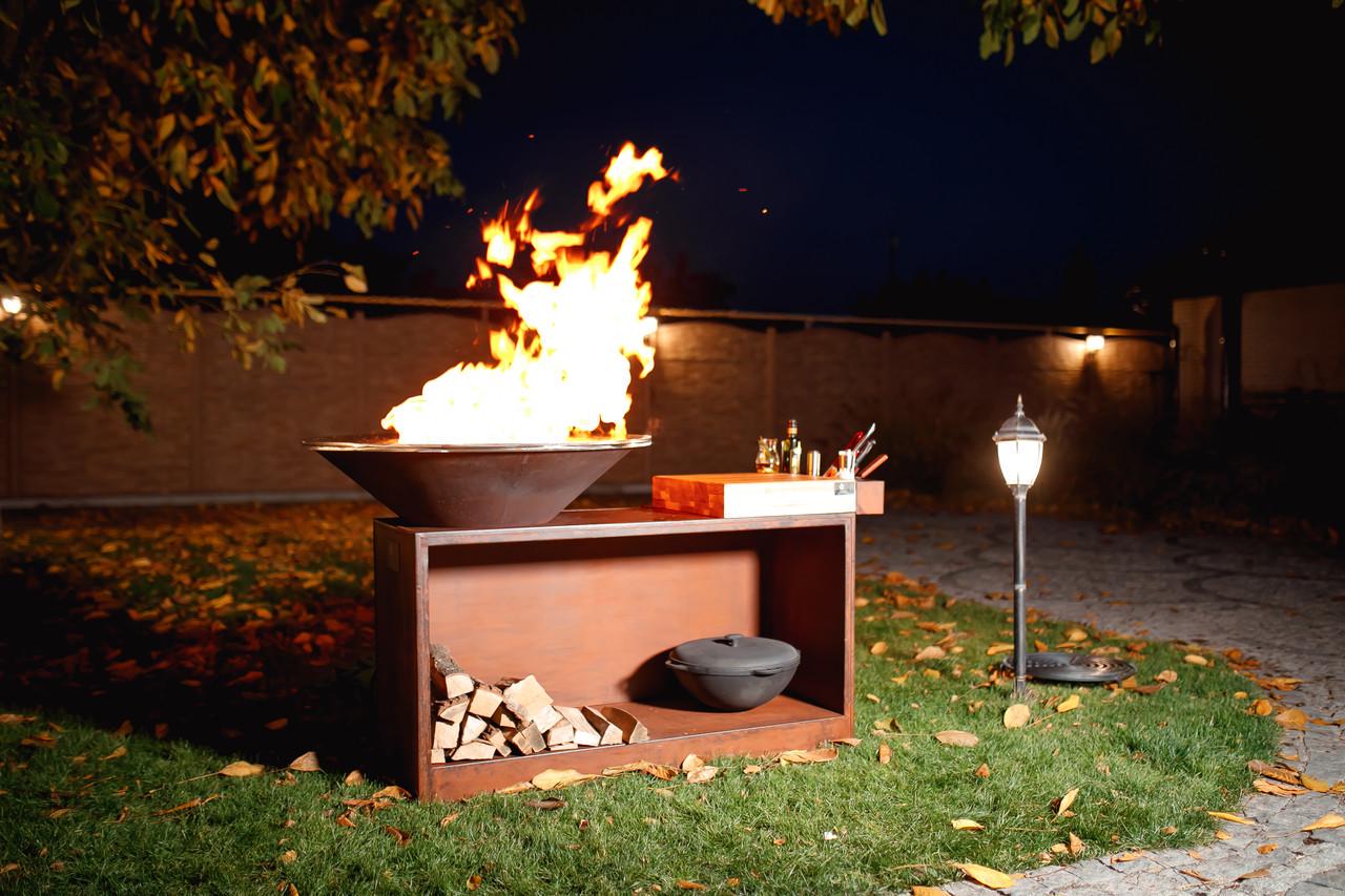 Гриль-мангал барбекю Smoke House Holla Grill Rust Wide (600001) - фото 9 Гриль-мангал барбекю Smoke House Holla Grill Rust Wide (600001) - фото 9