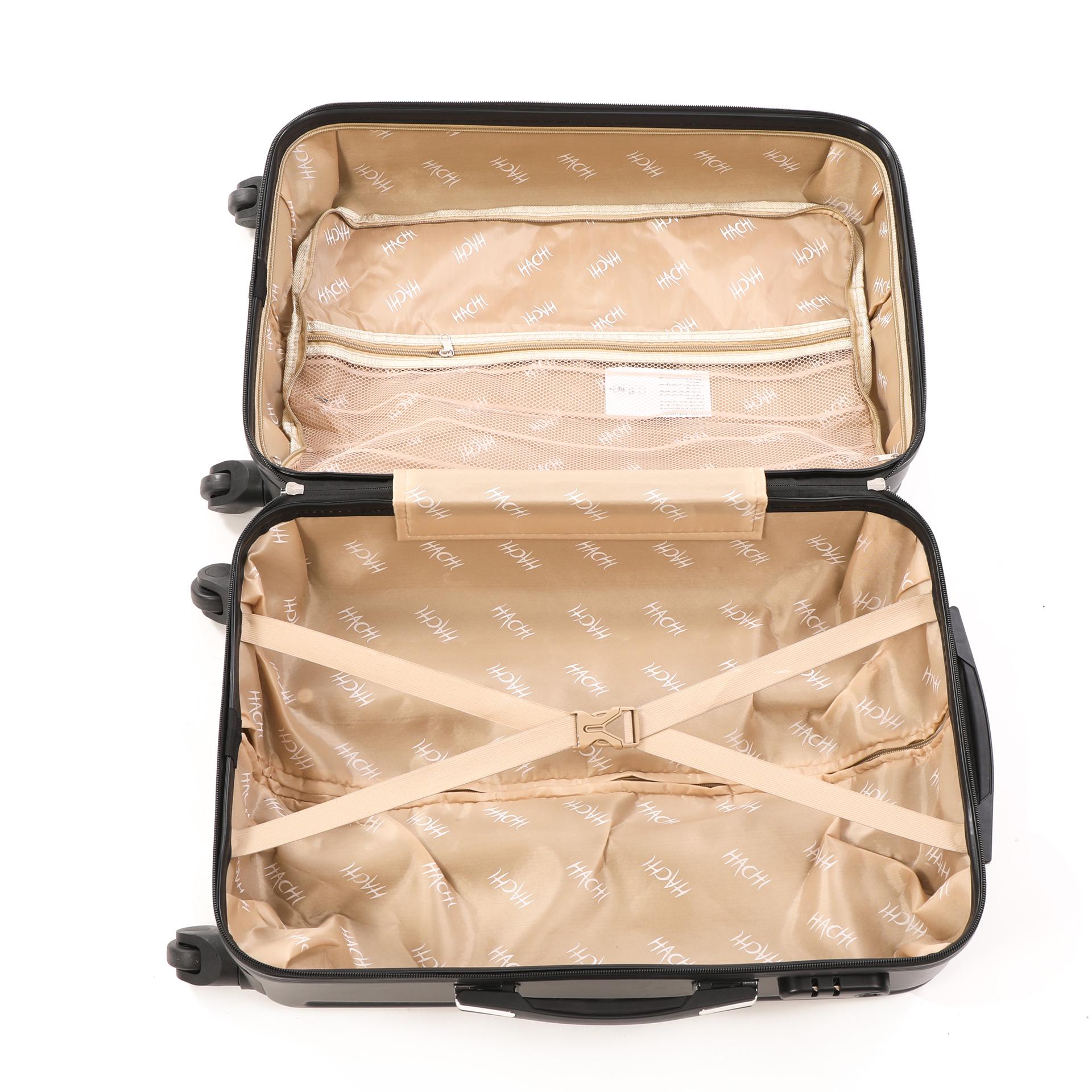 Валіза пластикова Hachi 013 маленька Чорний - фото 5 Валіза пластикова Hachi 013 маленька Чорний - фото 5