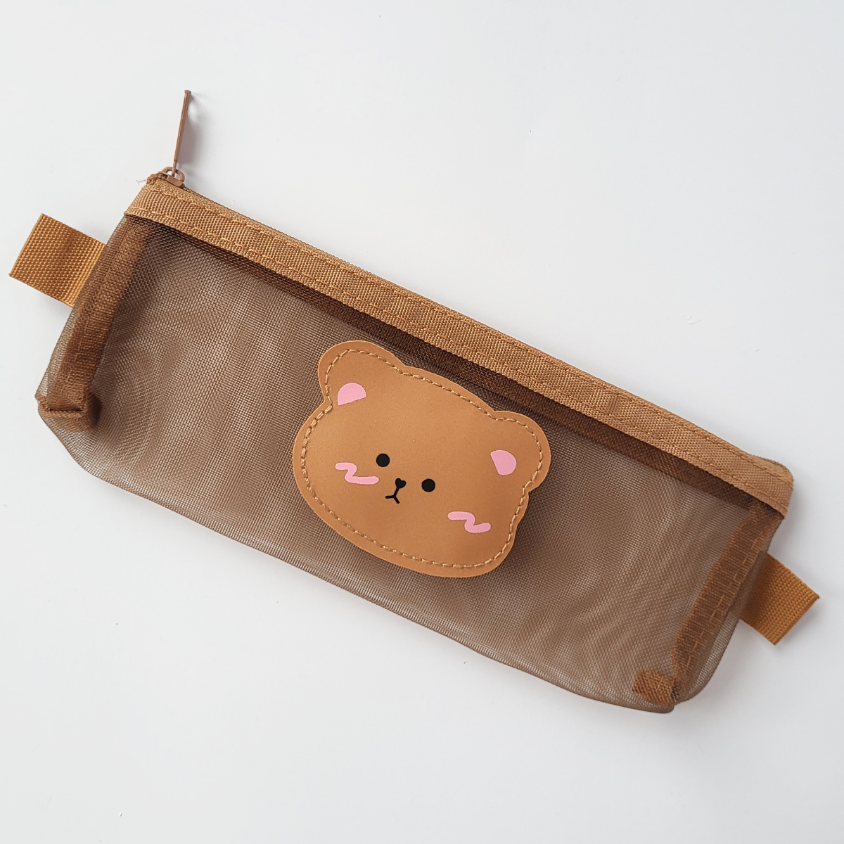 Пенал школьный с мишкой Cute Love Bear Small Коричневый (1)