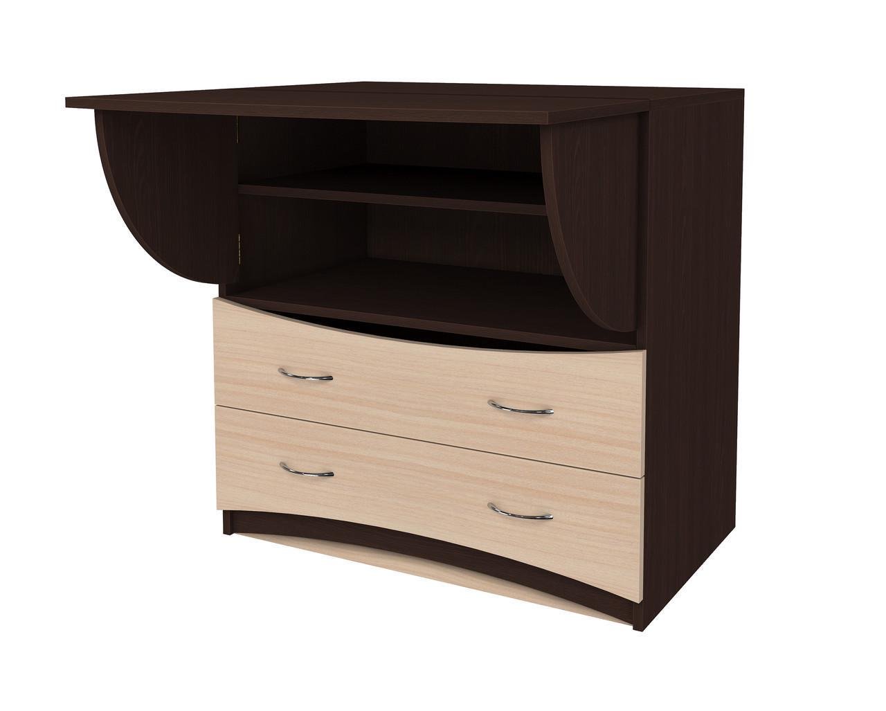 Комод Макси-МЕбель Байт плюс Орех лесной/Дуб молочный (10834) - фото 3 Комод Макси-МЕбель Байт плюс Орех лесной/Дуб молочный (10834) - фото 3