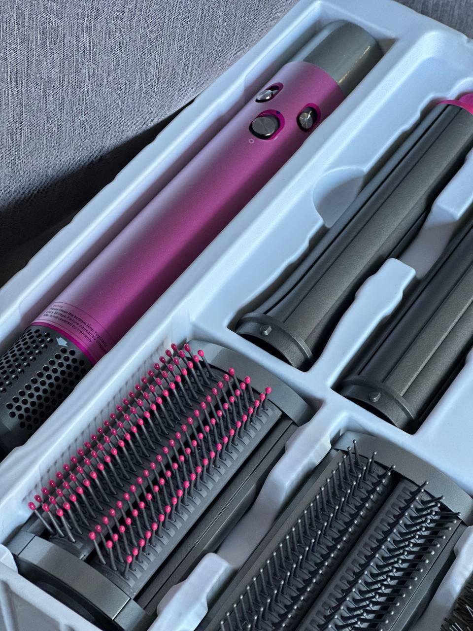 Мультистайлер для волос Smart X9P X Airwrap Complete Long 6 насадок Розовый (X9P) - фото 3 Мультистайлер для волос Smart X9P X Airwrap Complete Long 6 насадок Розовый (X9P) - фото 3