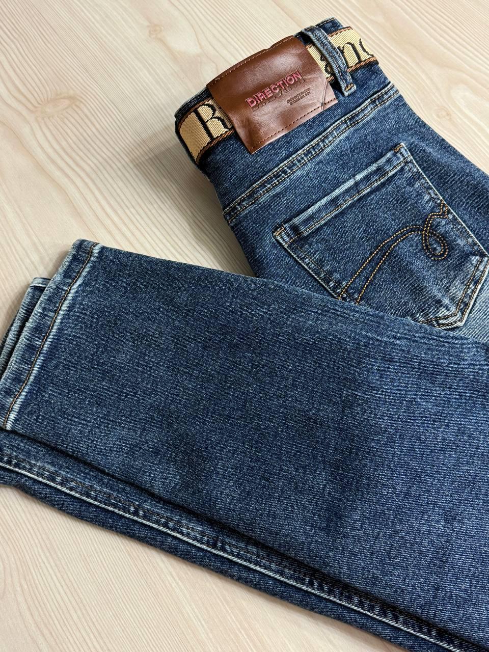 Джинсы женские Dragon 8192 Mom jeans с ремнем р. 32 Синий (5595) - фото 3 Джинсы женские Dragon 8192 Mom jeans с ремнем р. 32 Синий (5595) - фото 3