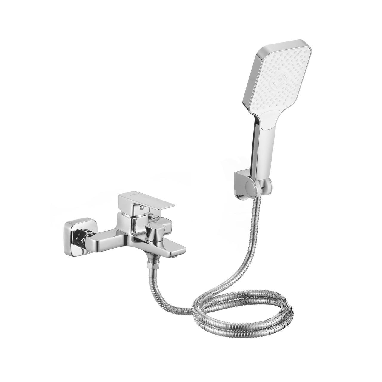 Смеситель для ванны Lidz Orion 006 с душевым гарнитуром k35 Chrome (LDORI006CRM48093)