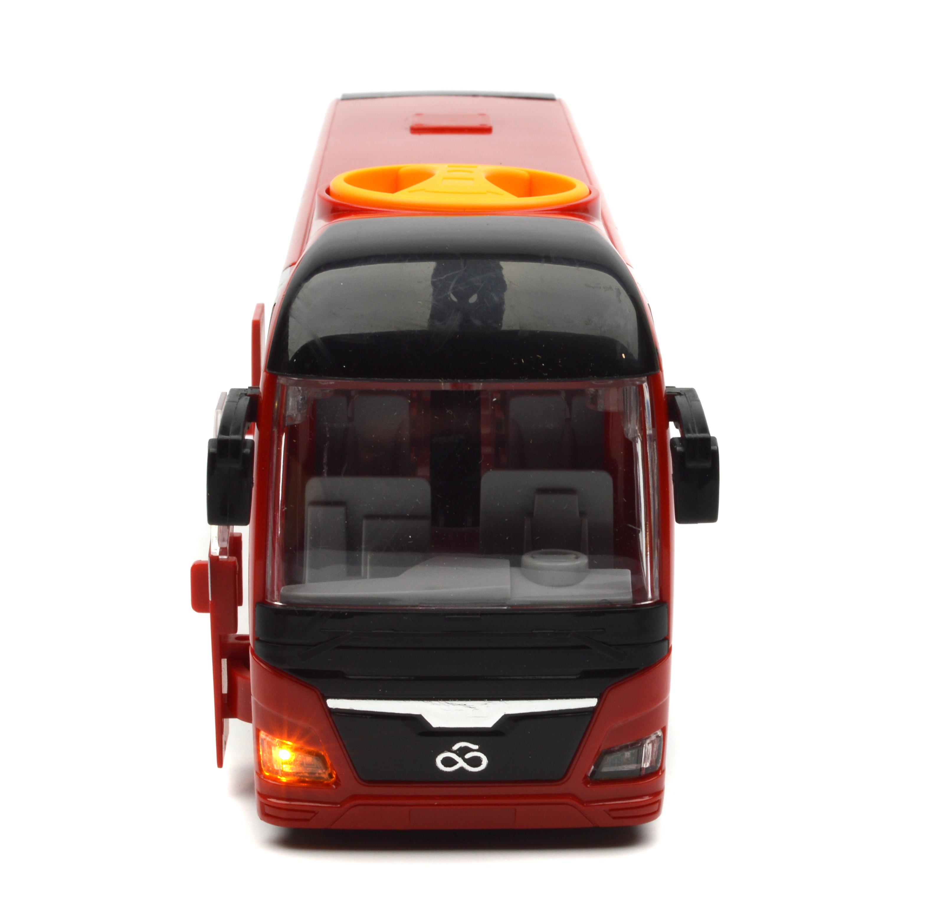 Автобус туристический инерция/свет/звук (WY1107B) - фото 8