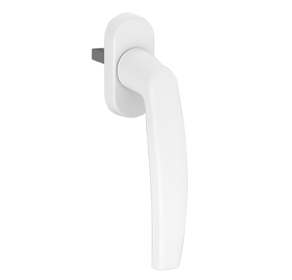 Ручка для металопластикового вікна/балконних дверей Medos Glory штифт 33 мм Білий (30336)