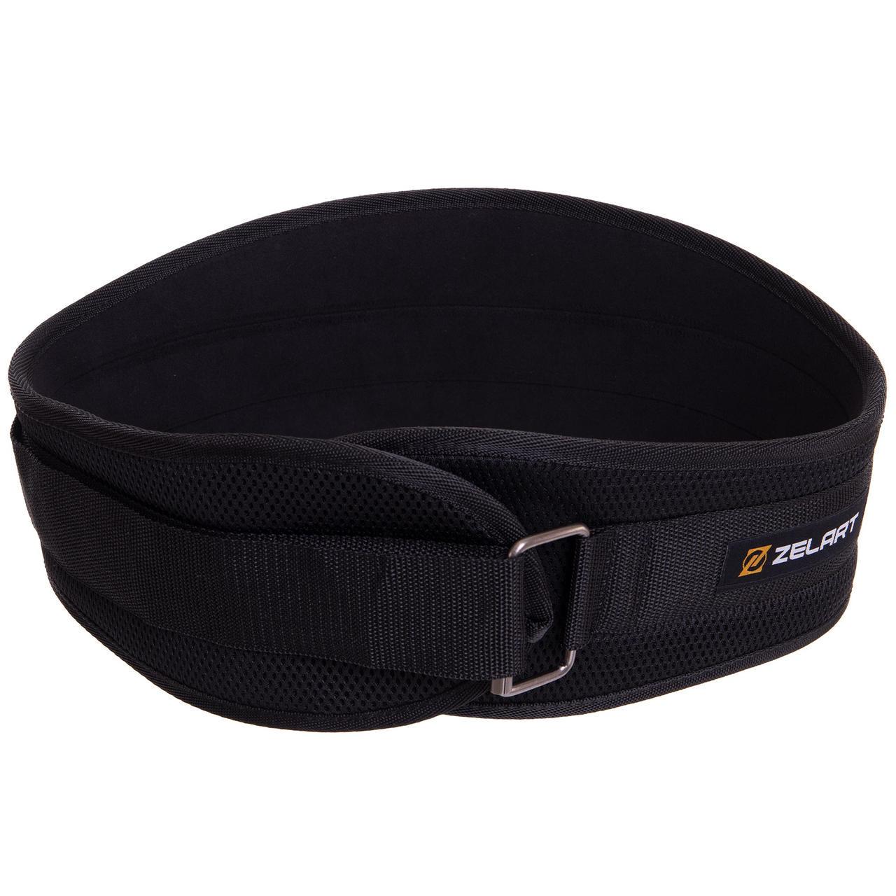 Пояс атлетический текстильный Zelart FI-2634-115 спинка 17 см (2532858579)
