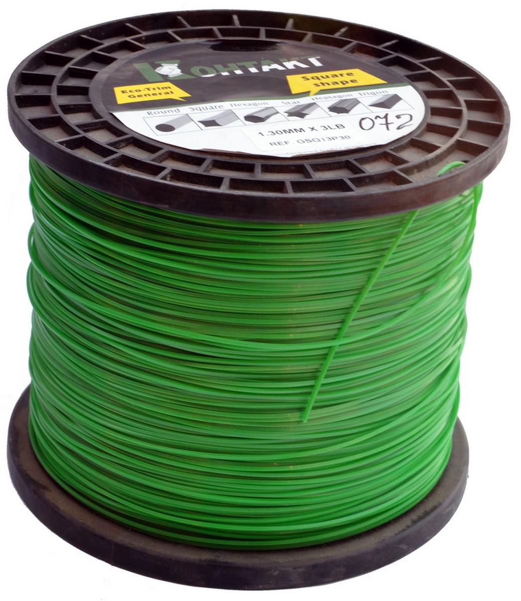 Леска косильная квадрат d 1,3 мм 3 LB 650 м