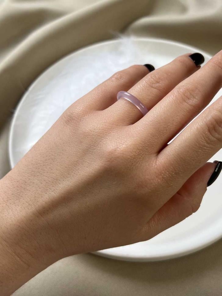 Кільце з каменю р. 16 мм Рожевий (5226-16) - фото 2 Кільце з каменю р. 16 мм Рожевий (5226-16) - фото 2