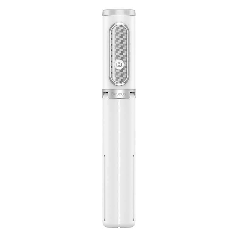 Селфи-монопод BASEUS Traveler Bluetooth Tripod Selfie Stick |195-805mm| (ZPBL000005) white Селфи-монопод BASEUS Traveler Bluetooth Tripod Selfie Stick |195-805mm| (ZPBL000005) white