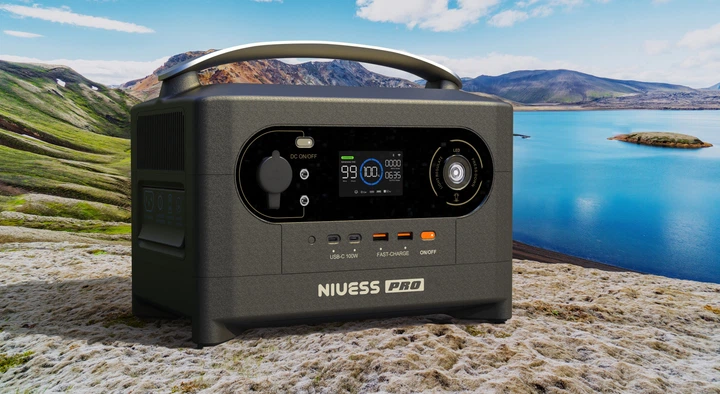 Зарядна станція Niuess Pro 700 Вт 512 Вт/ч/200000 мАч чиста синусоїда швидка зарядка AC DC USB (2653) - фото 6