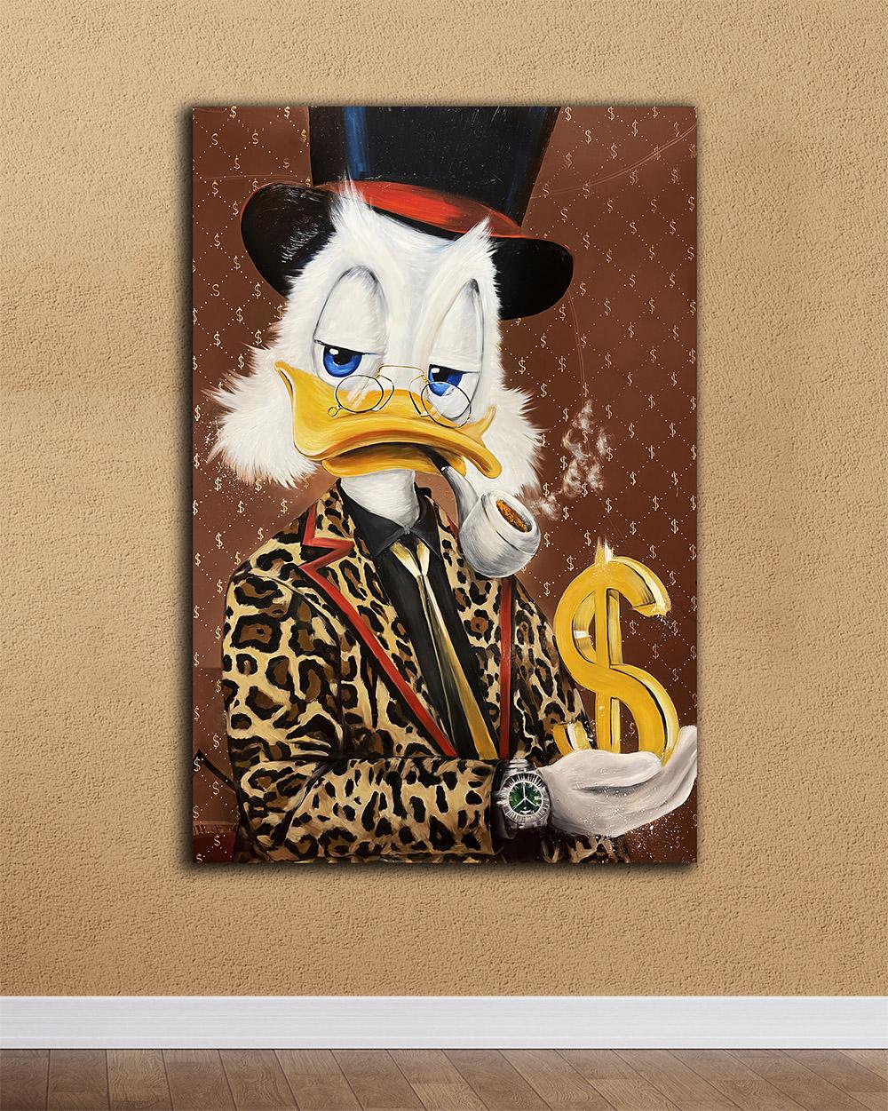 Картина в офис Scrooge Golden Dollar 40х60 см (MIX-236)