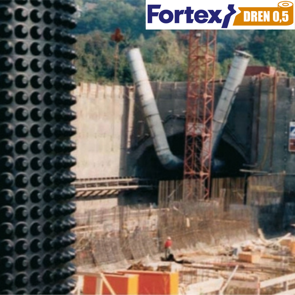 Мембрана для фундамента дренажная Fortex DREN 0,5 1x20 м 20 м2 (340052) - фото 13 Мембрана для фундамента дренажная Fortex DREN 0,5 1x20 м 20 м2 (340052) - фото 13