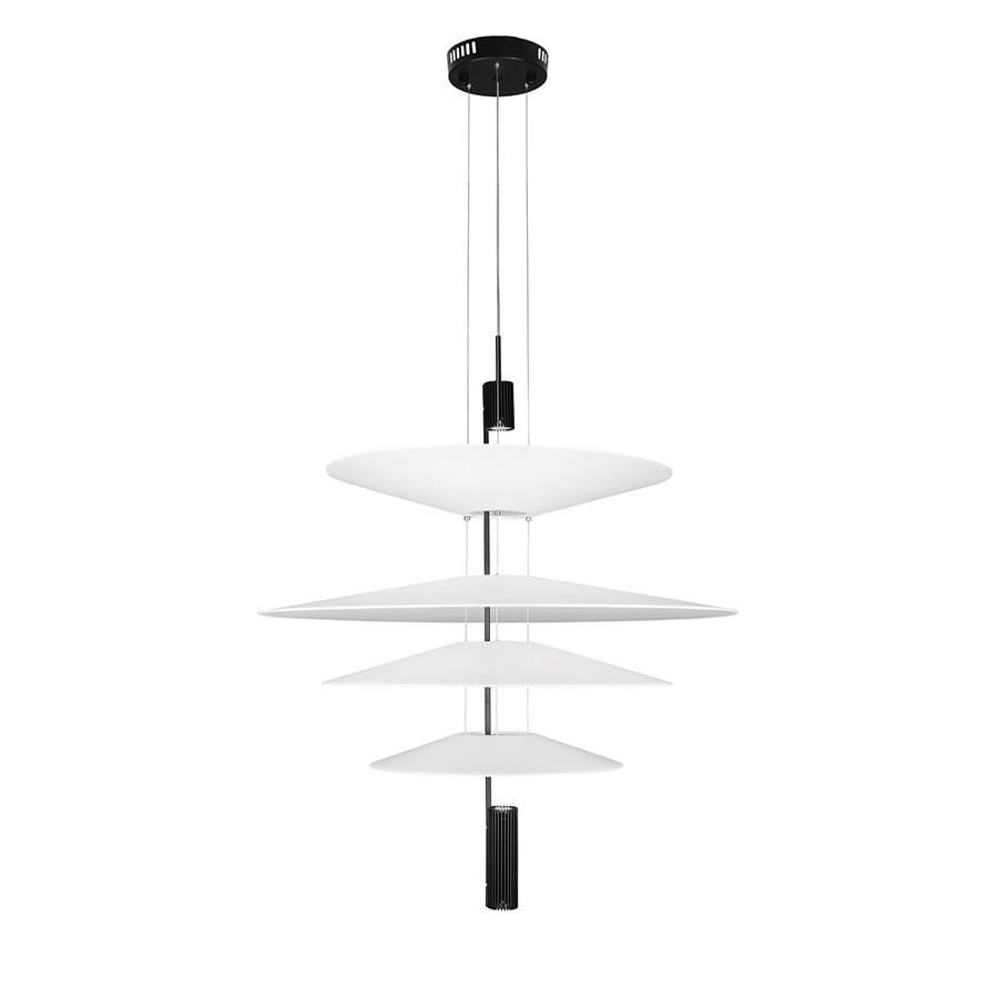 Люстра підвісна LED 792D1183 500/680/500/360 BK 12W Чорний