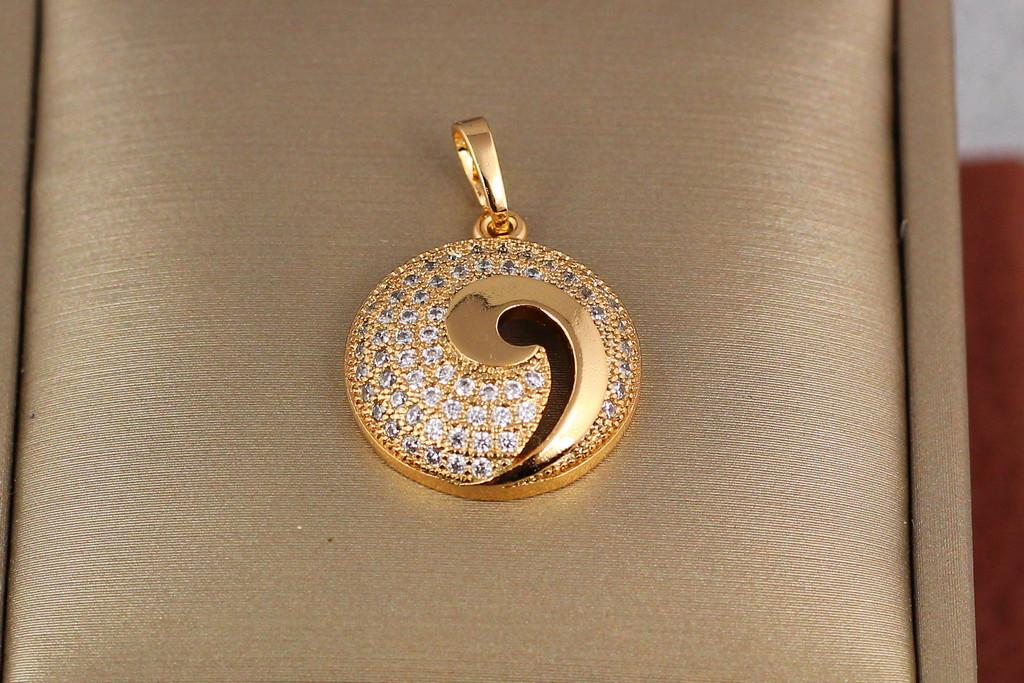 Кулон Xuping Jewelry Млечный путь 1,8 см Золотистый
