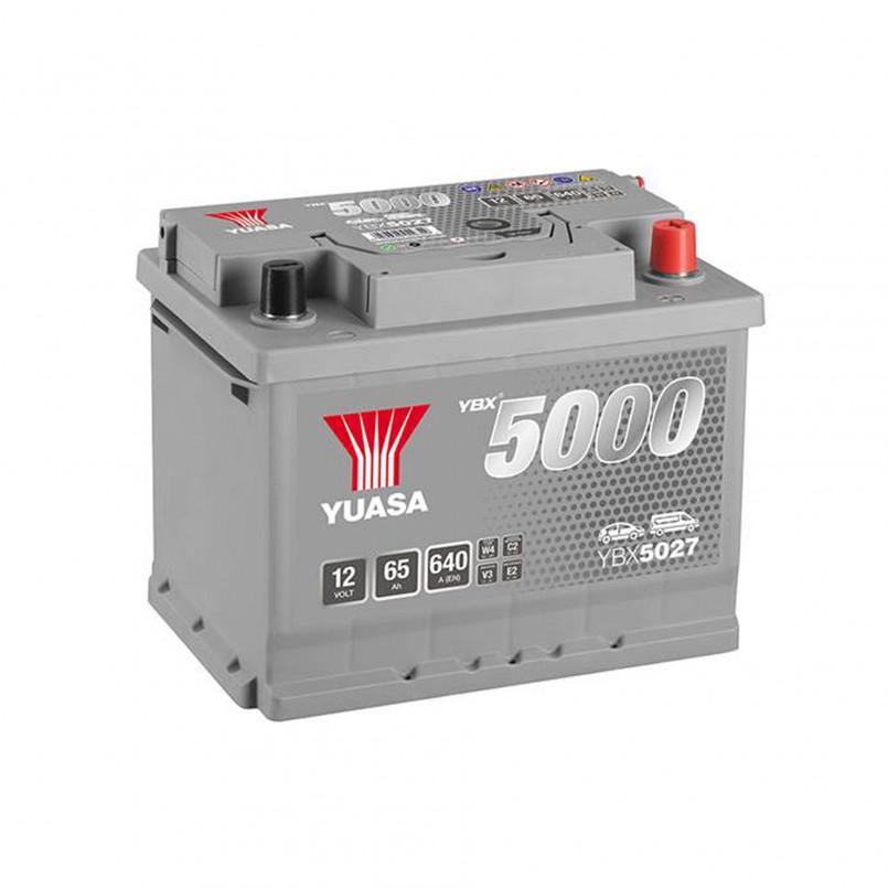 Аккумулятор YuasaBatteryEuropeGmb YBX5027 12V 65Ah Silver